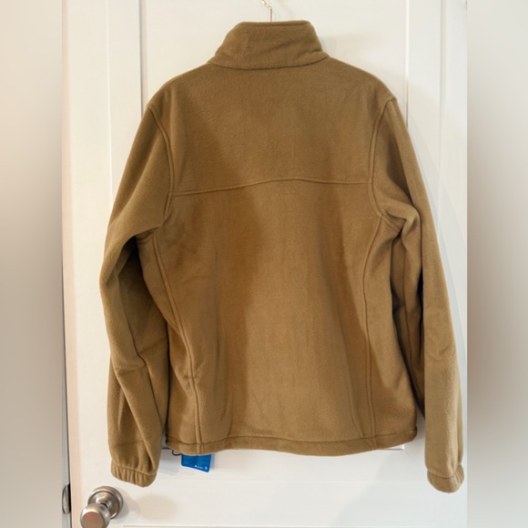 NWT Columbia mount grand freeze full zip Tan Fleece Jacket Sz small - Picture 2 of 8